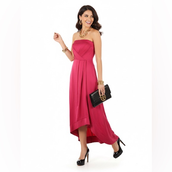 SHOSHANNA high low formal • Strapless Estella Ballgown Dress Womens size 0 XS - Picture 1 of 7
